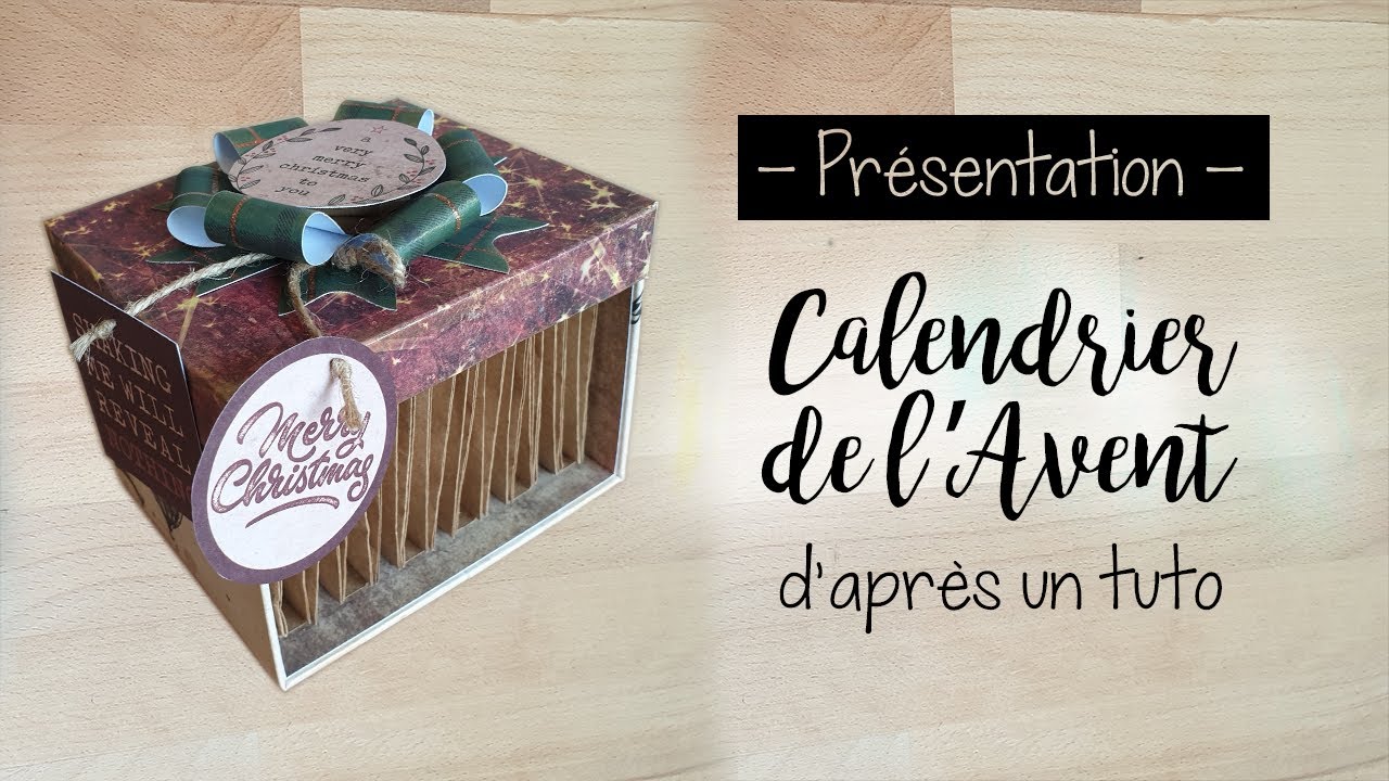 Calendrier de l'avent spécial Thé 2020 #scrapbooking