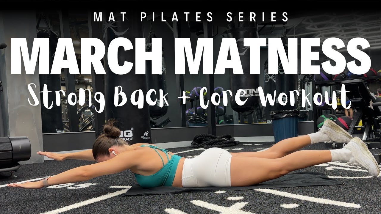MARCH MATNESS SERIES | Pilates for Better Posture | Back Workout + Strong Core | Prone Series