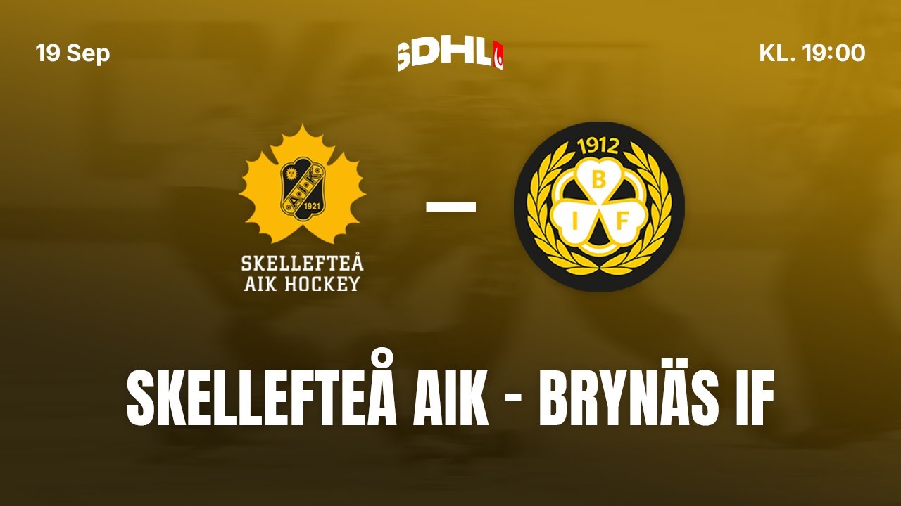SDHL: Skellefteå AIK - Brynäs IF | Skellefteå Kraft Arena | Säsong 25/26