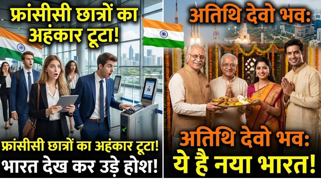 【प्रेरणादायक】 फ्रांसीसी छात्रों को ऑटो वाले ने सिखाया सबक! भारत की महानता देख रोंगटे खड़े हो जाएंगे