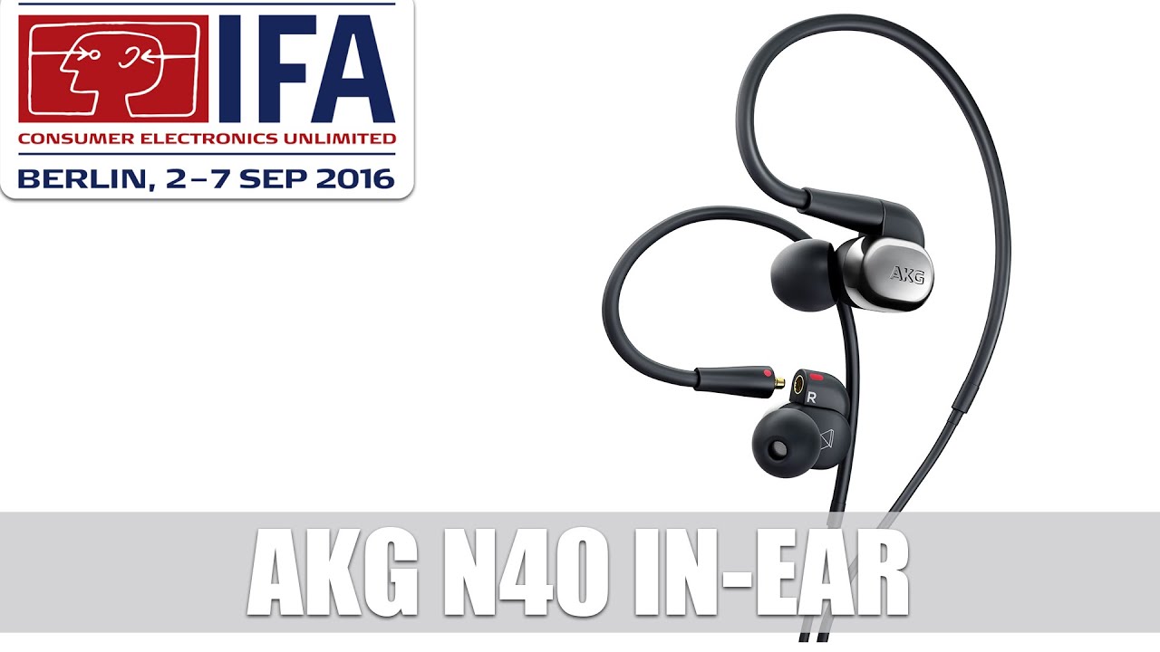 AKG N40 In-Ear-Kopfhörer mit Klangfiltern 