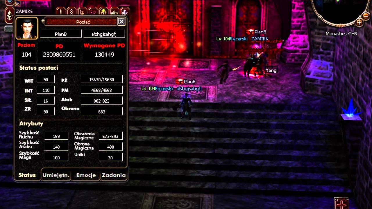Metin2 PL 105 lvl up - monastyr