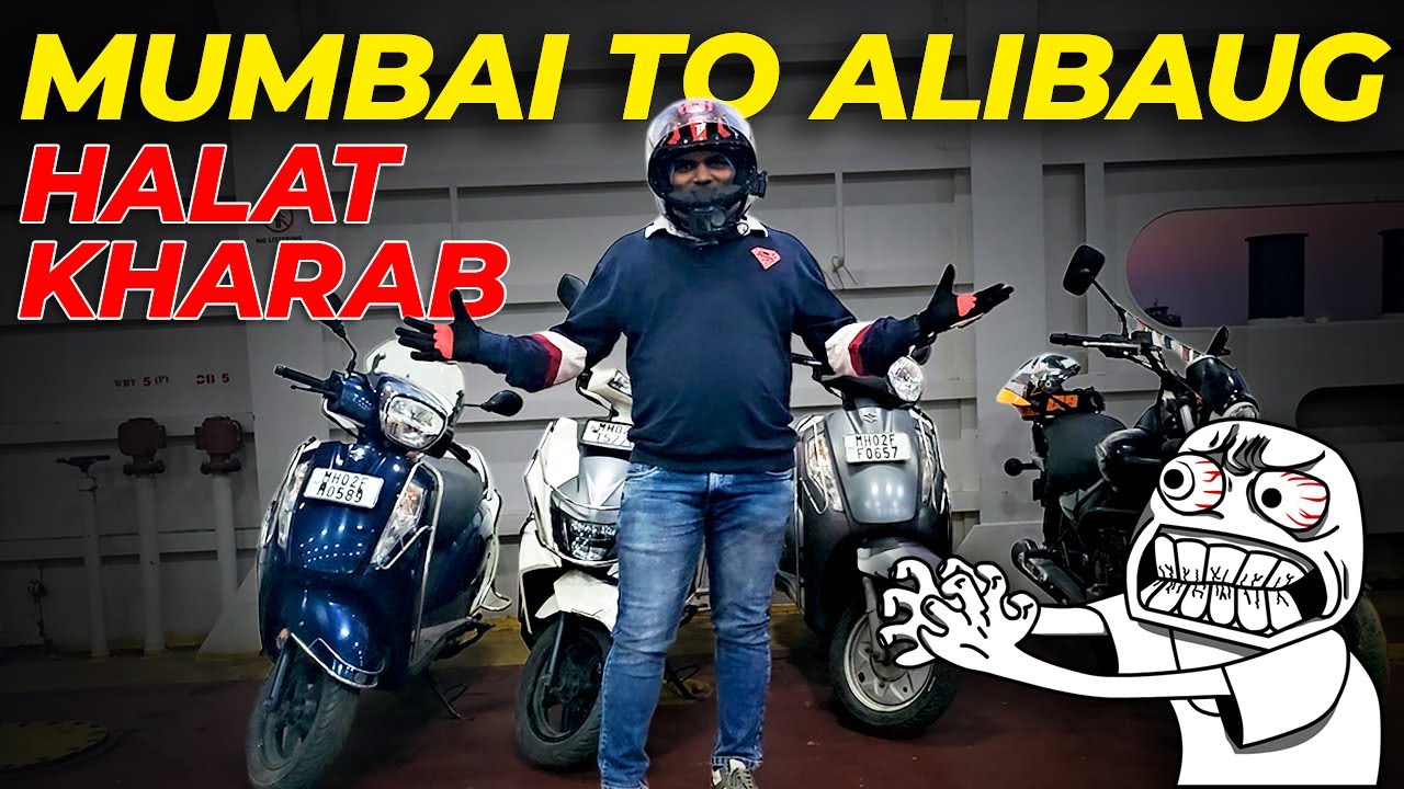 Mumbai to Alibaug Bike Trip | Halat Kharab | Shaan On Wheels