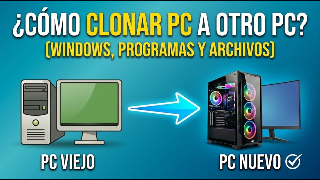 ✅CLONAR Tu ORDENADOR a OTRO | COPIA TODOWINDOWS, PROGRAMAS, ARCHIVOS [Último Tutorial]