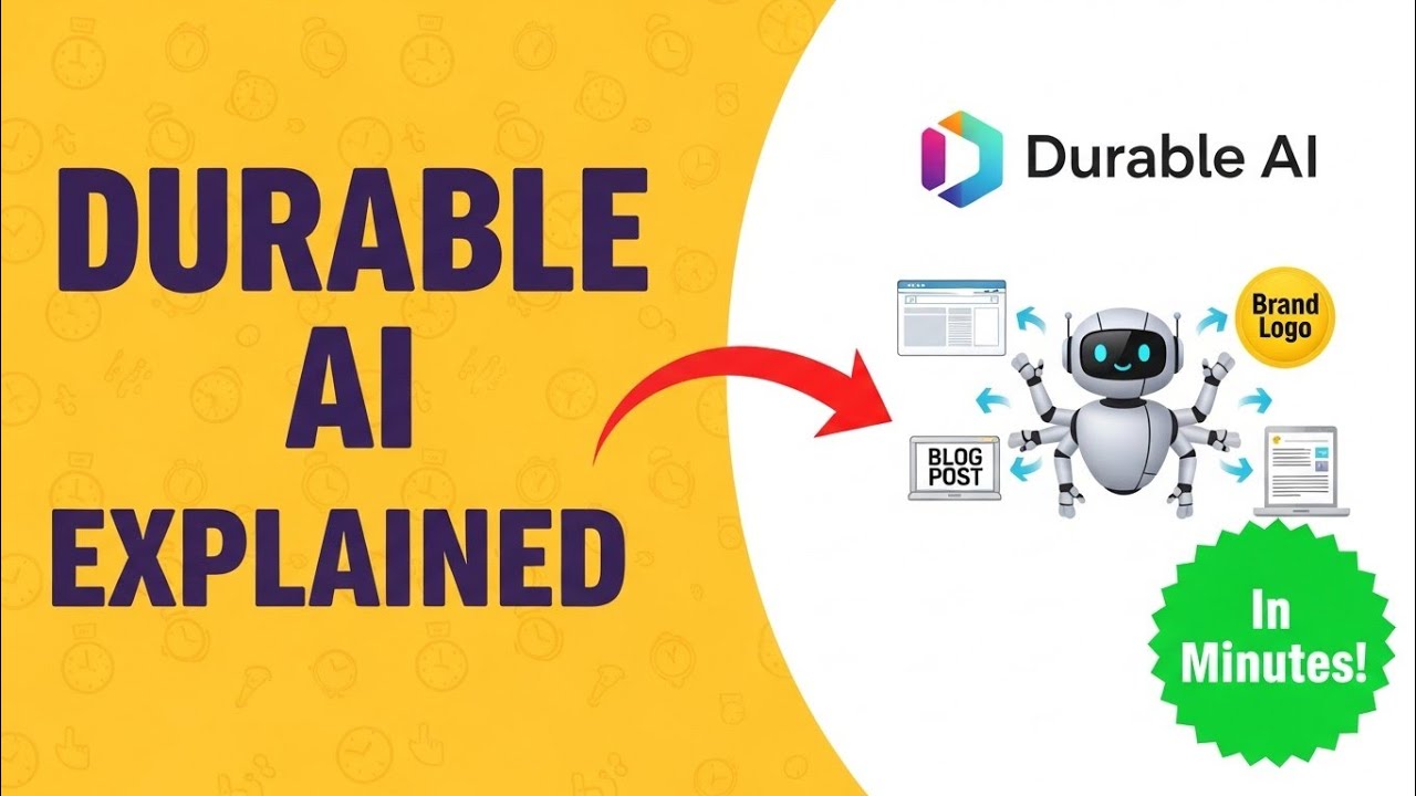 Durable AI Explained Build Website + Brand + Blog in Minutes (2025)