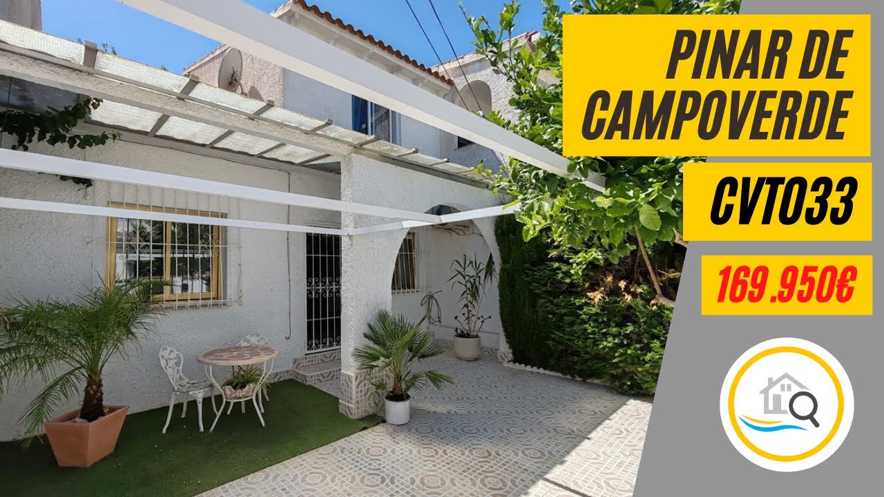 CVT033 Large Terraced 3 beds 2 baths for sale Pinar de Campoverde, Costa Blanca, Alicante, Spain