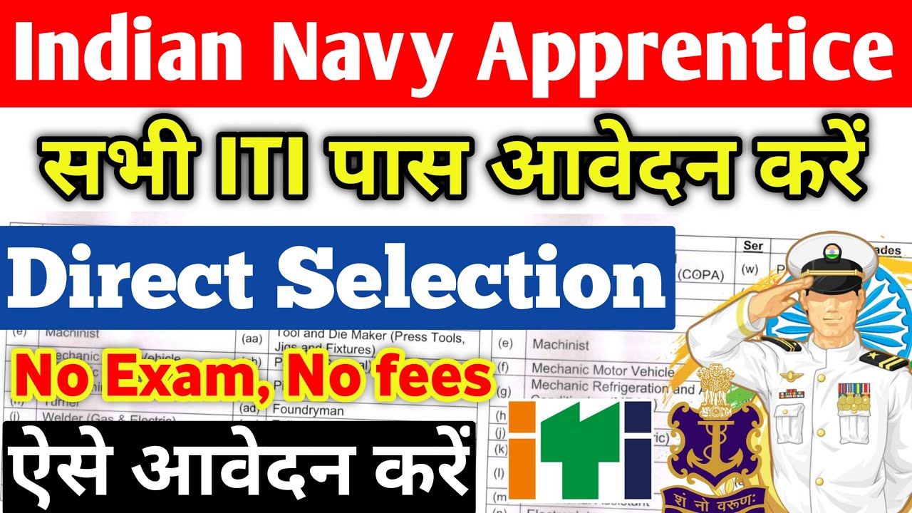 ITI Pass बंपर Apprentice 2022, Navy AirCraft, Ship Yard Apprentice 2022, ITI Latest Apprentice 2022