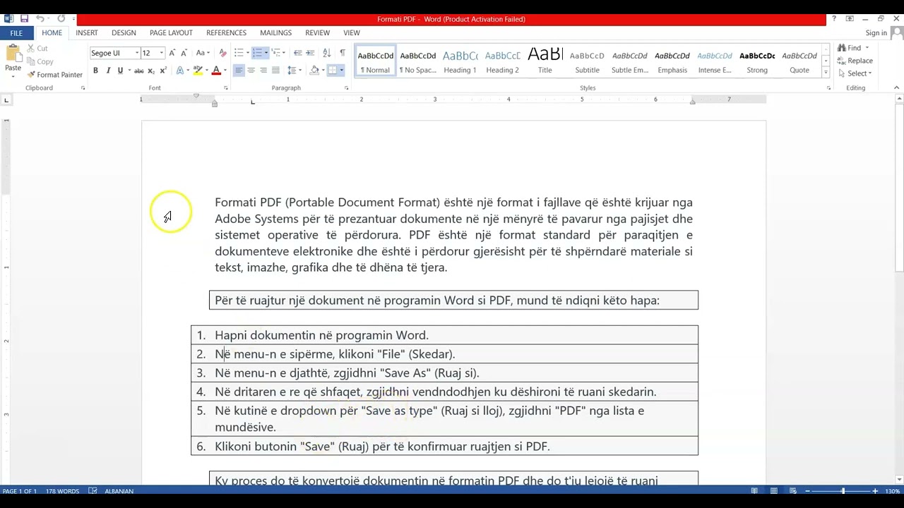 Si ruhet dokumenti si PDF Muhamer Ujkani