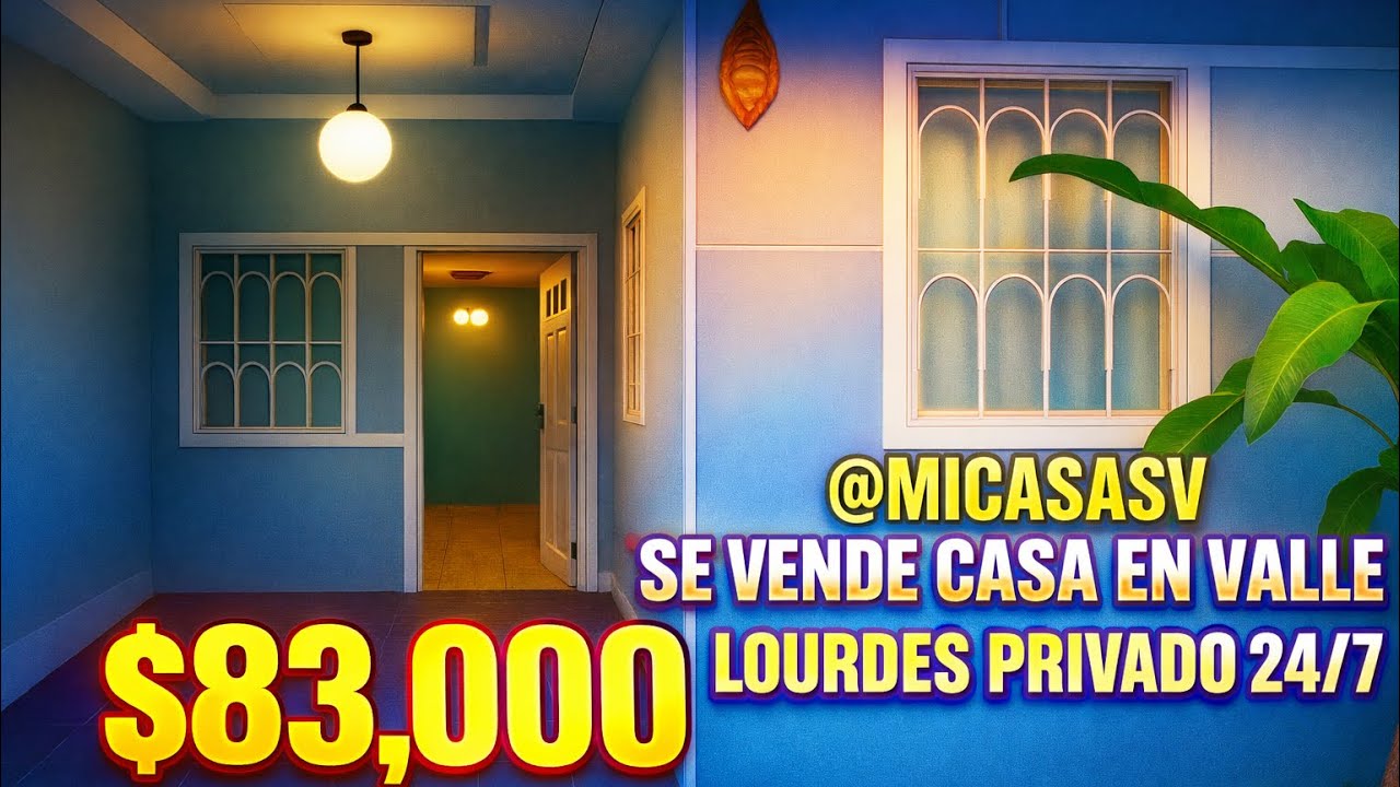 🏡💵 Casa ACCESIBLE en venta Res. Valle Lourdes | Seguridad 24/7 👮🏽‍♀️