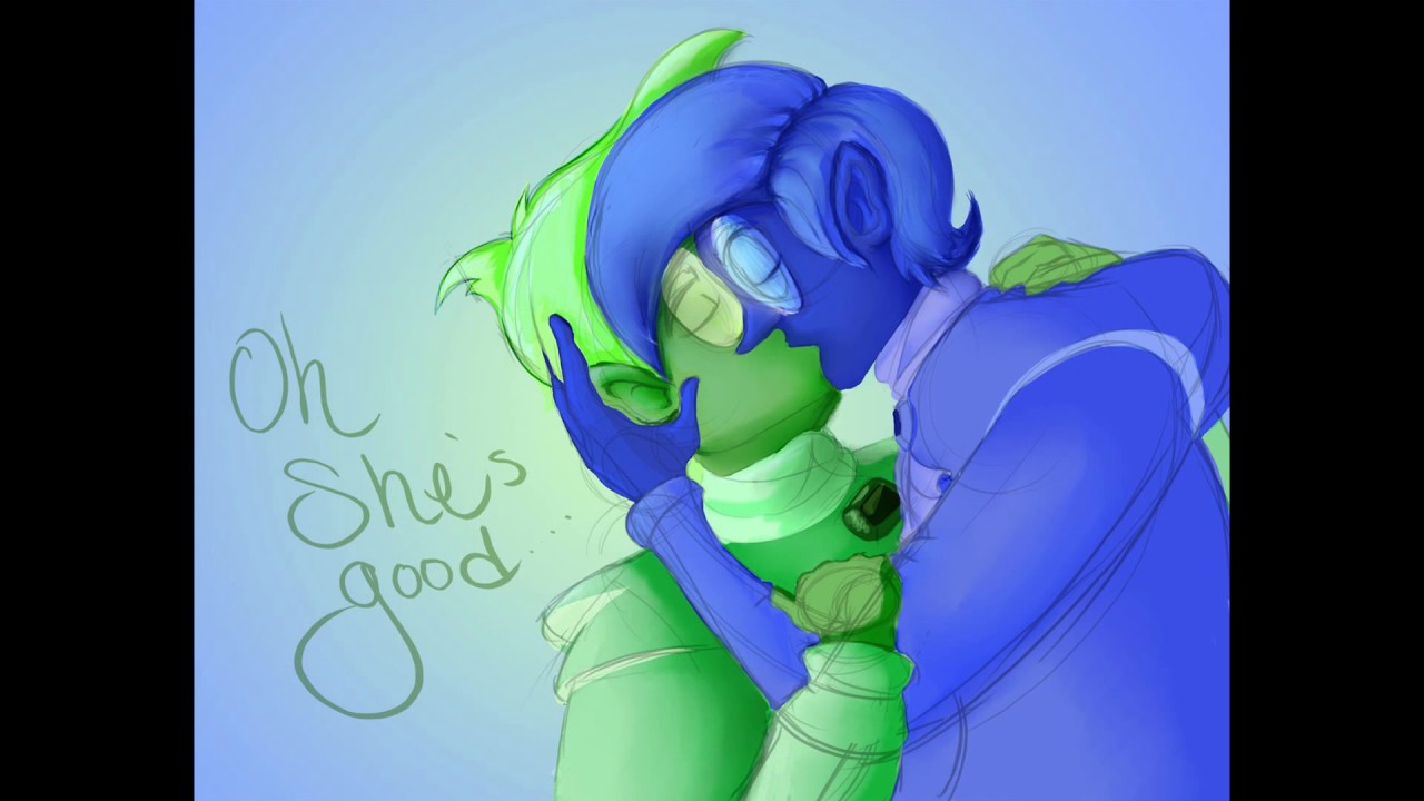 Blue Zircon x Green(Yellow) Zircon #2