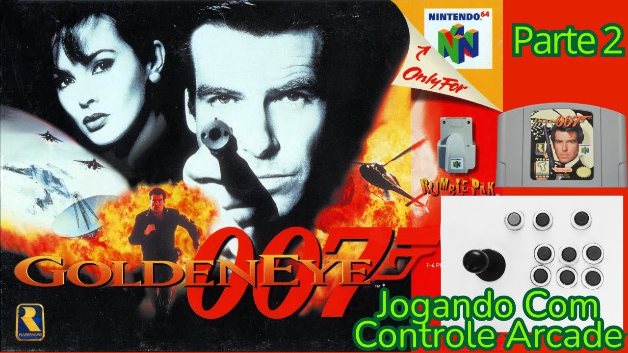 👉 GoldenEye 007 (N64) – Gameplay Completa | Fases 9 a 14