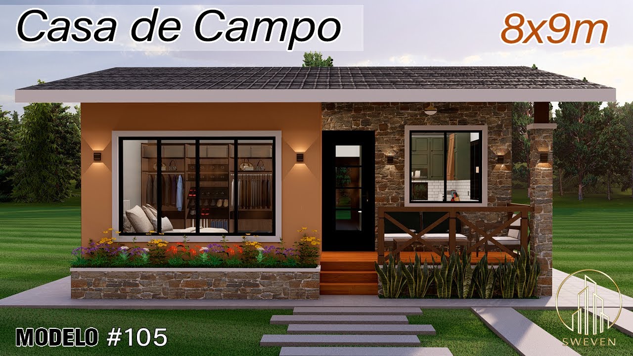 Casa de Campo de 8x9m