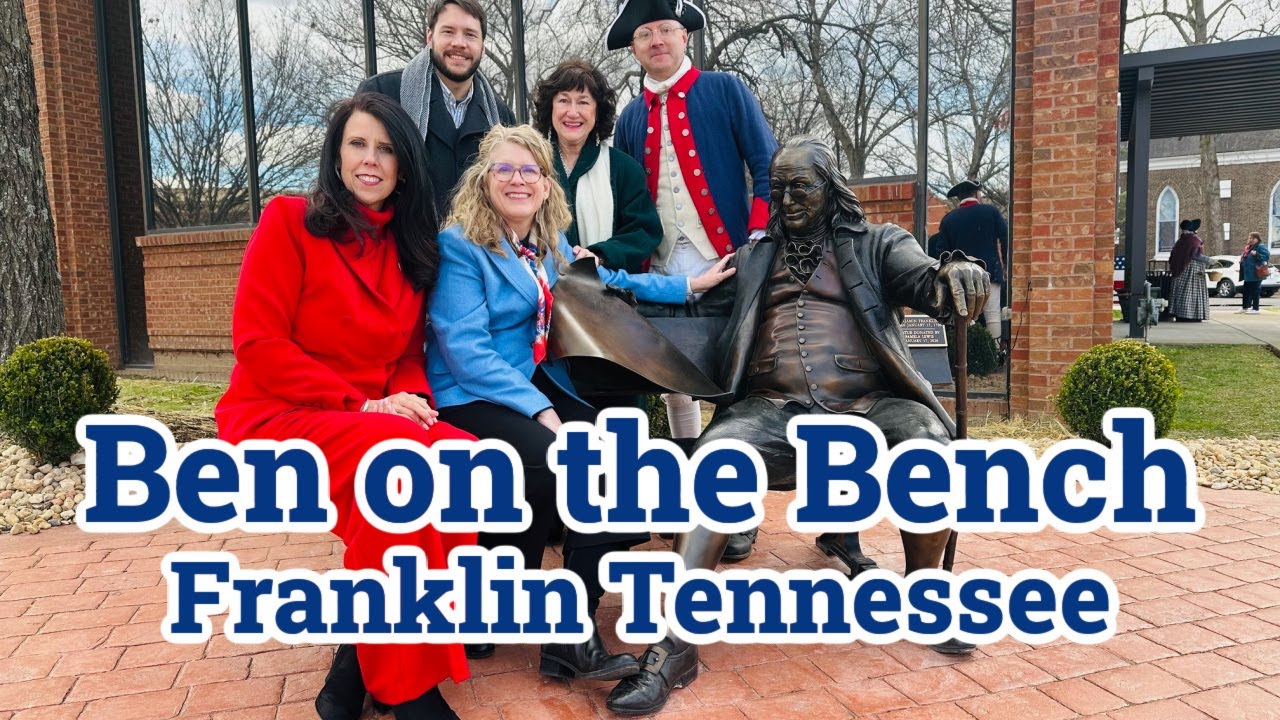 Ben on the Bench | Benjamin Franklin Statue | Franklin Tennessee