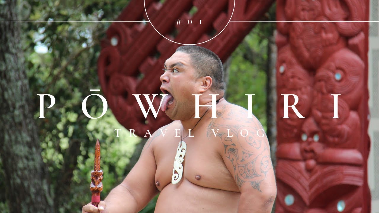 Pōwhiri (Māori welcome ceremony) at Te Puia Rotorua, New Zealand