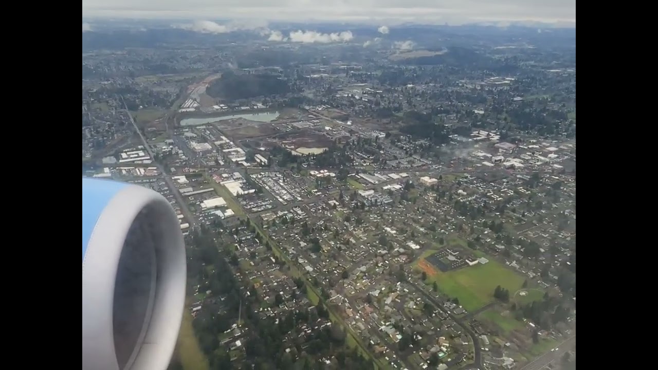 Seattle Washington takeoff to ￼ Portland ￼Oregon Landing ✈️