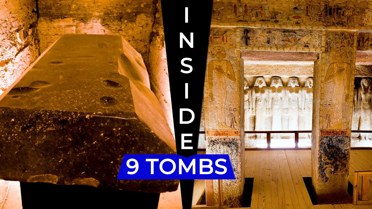 À L'INTÉRIEUR DE 9 TOMBEAUX D’EGYPTE : Gizeh, Saqqarah et Vallée des Artisans 4K