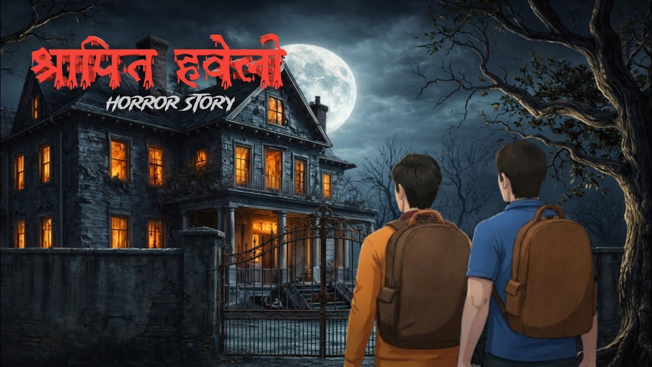 श्रापित हवेली का रहस्य || भूतिया हवेली || horror story in hindi #horrorstories #viralvideo #scary 