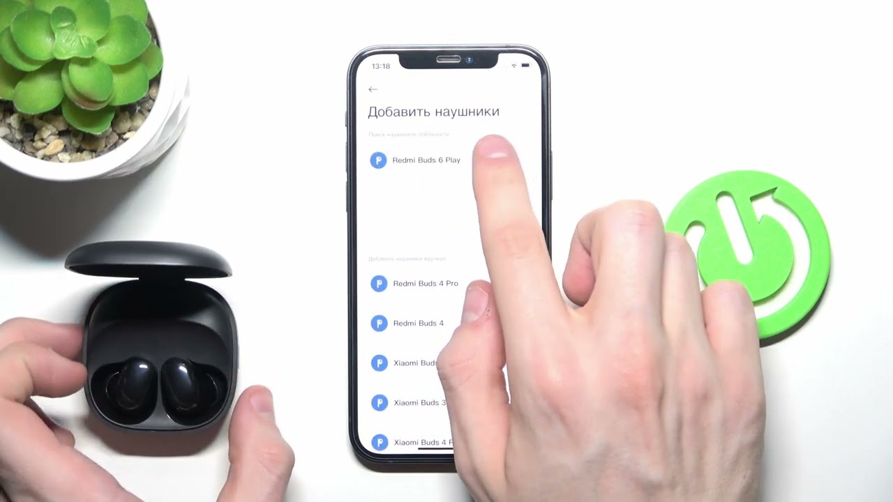 XIAOMI Redmi Buds 6 Play | Как подключить наушники XIAOMI Redmi Buds 6 Play в приложении