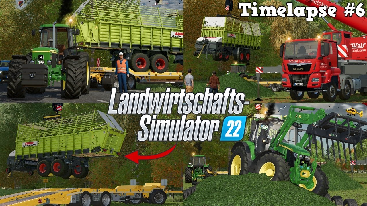 Spektakuläre BERGUNG des VERUNFALLTEN LADEWAGENS! 😱🚜💨 ÜBERNAHME des LU? 🤔 | [LS22] - Timelapse #6