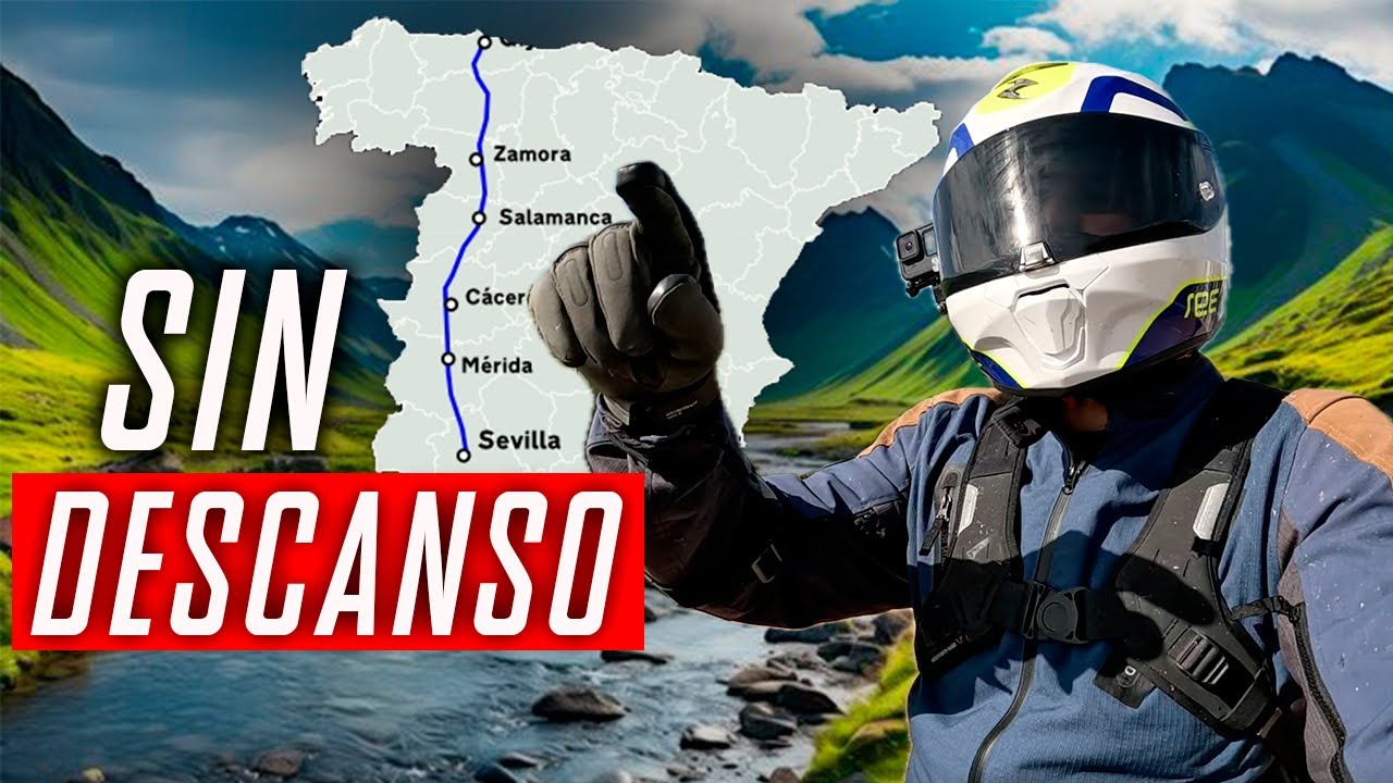 Cruzo ESPAÑA sin PARAR en una HONDA AFRICA TWIN 1100 Adventure Sports | Ruta de La Plata EN MOTO