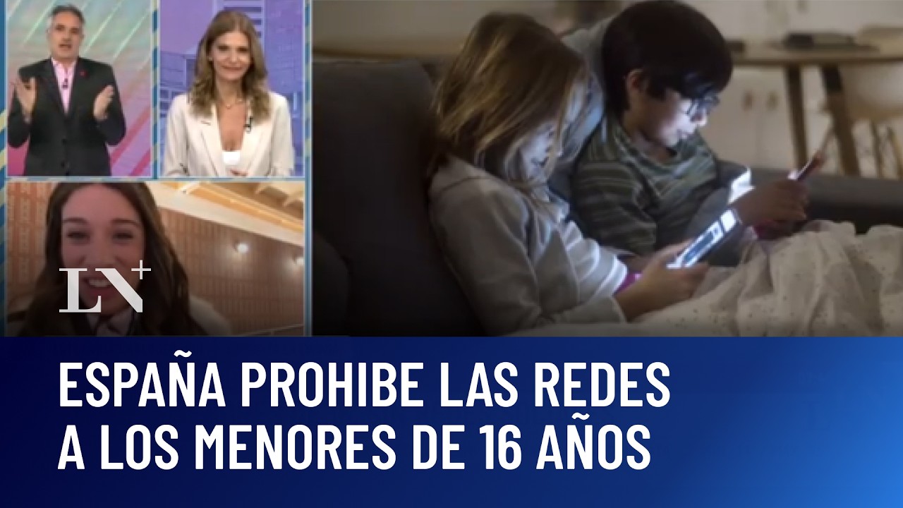 España prohibe las redes sociales a los menores de 16 años