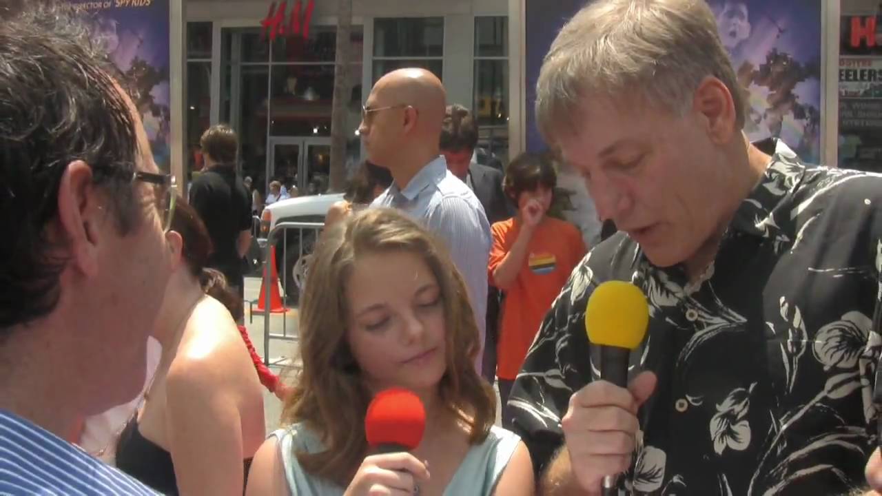 Jolie Vanier at the Shorts Movie Premier
