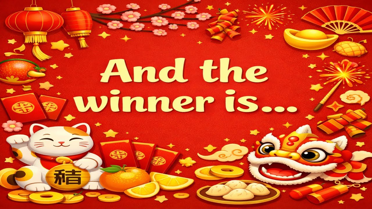 Giveaway winner announcement!