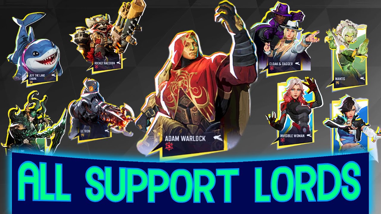 Celebrating getting 20 LORDS in Marvel Rivals by playing them all