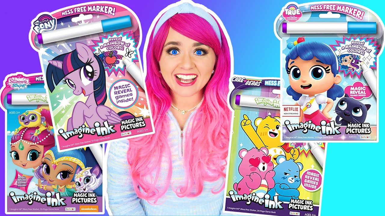 Imagine Ink Coloring Books! True & the Rainbow Kingdom, My Little Pony, Shimmer & Shine, Care Bears