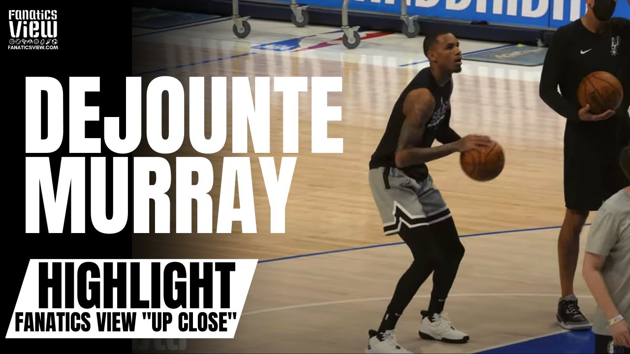 Dejounte Murray Works on 3-Point Shot & Pull Jumpers in On-Court Workout | Fanatics View 