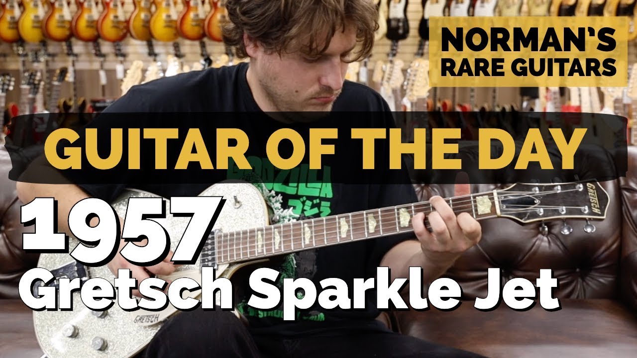 Guitar of the Day: 1957 Gretsch Sparkle Jet | Norman's Rare Guitars