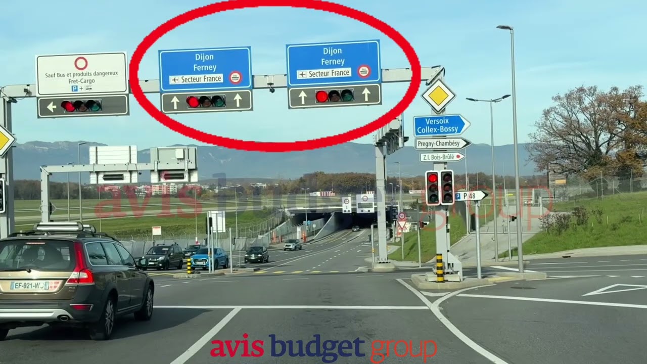 AVIS BUDGET CAR RETURN GENEVA AIRPORT French side 