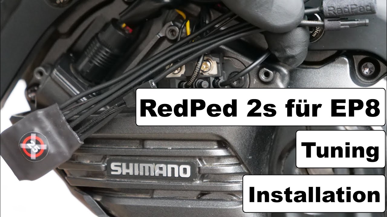 RedPed 2s für Shimano EP8- Einbau - Installation - DU-EP800 - E-Bike Tuning