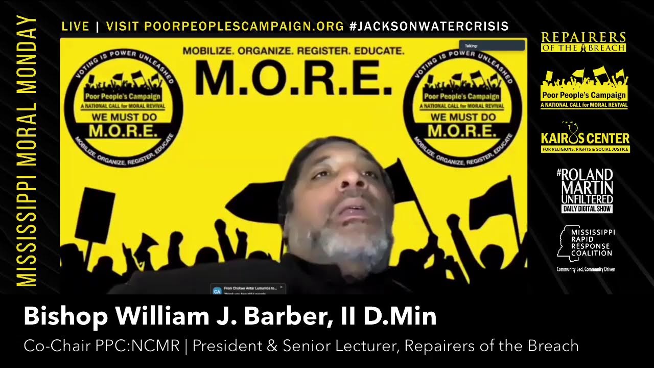 Mississippi Moral Monday Nationwide Speak Out | URGENT CALL TO ACTION: Jackson water crisis