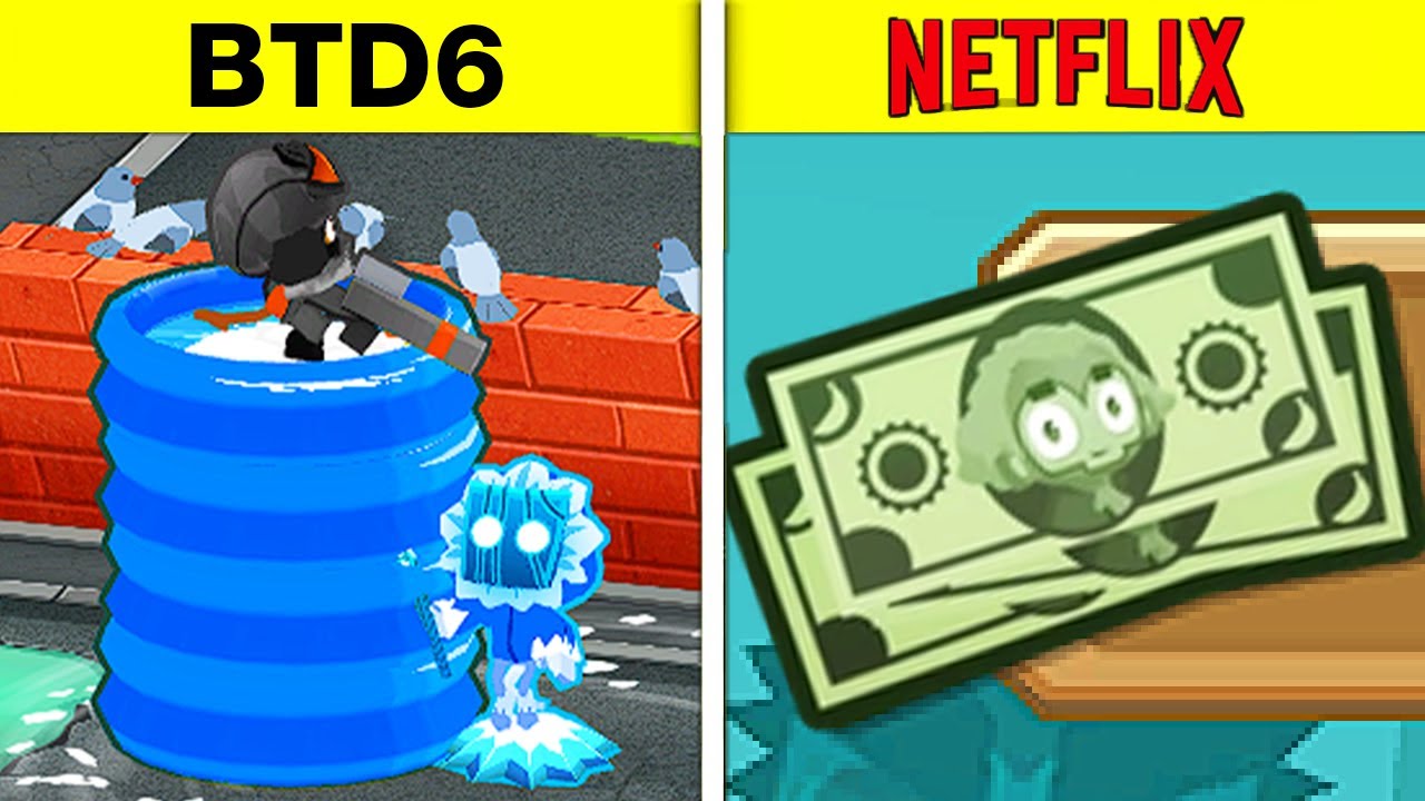 В Netflix Bloons TD 6 всё по-другому!