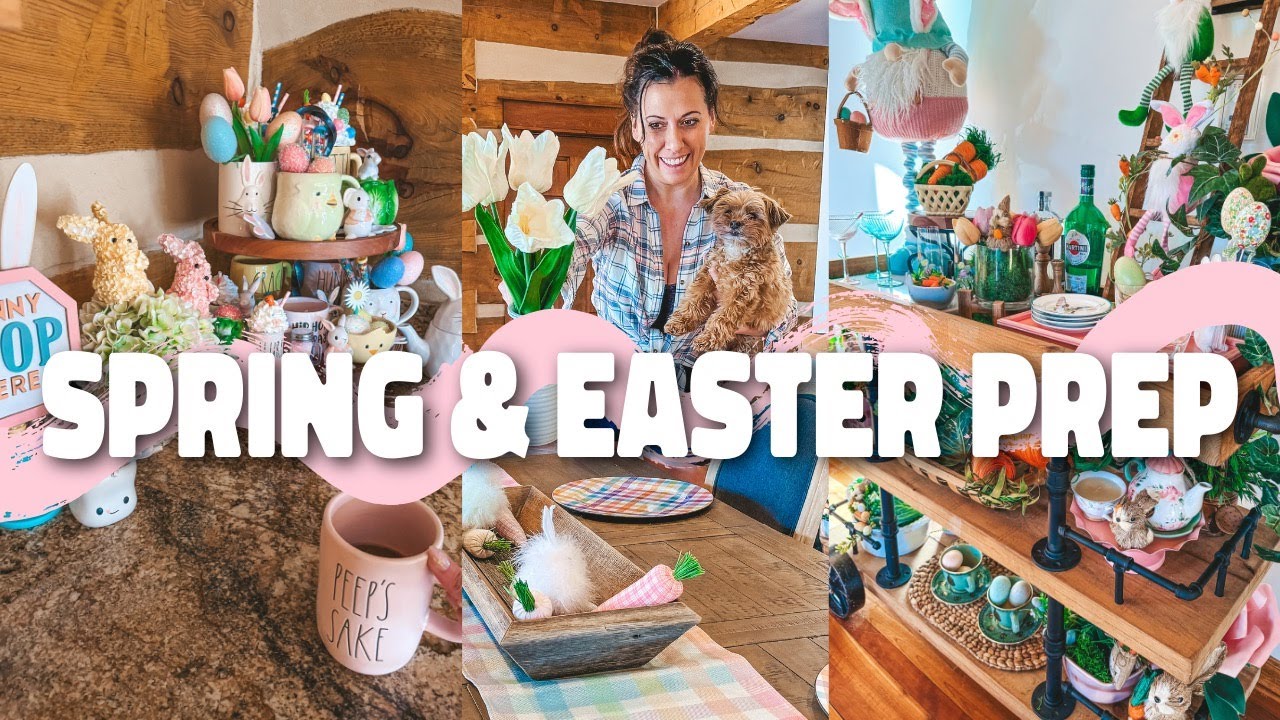 Decorate With Me For Easter | Spring Decor & Cleaning