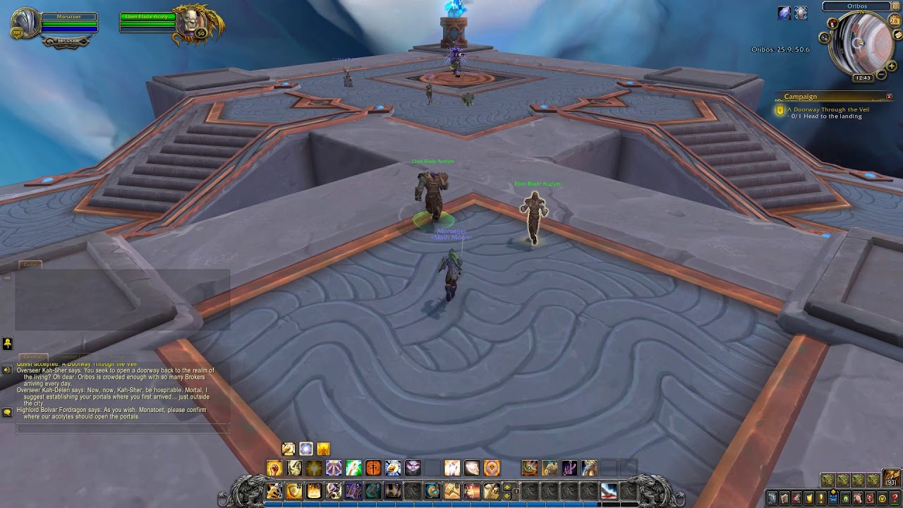 Shadowlands Quest 25: A Doorway Through the Veil (WoW, human, Paladin)