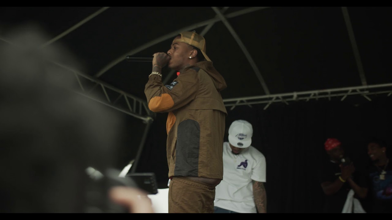 Teejay3k, Cyko, DKE Author, and Soldier Kidd performing at Dubba-AA Day Vlog (Shot by Hoodrichkevin)
