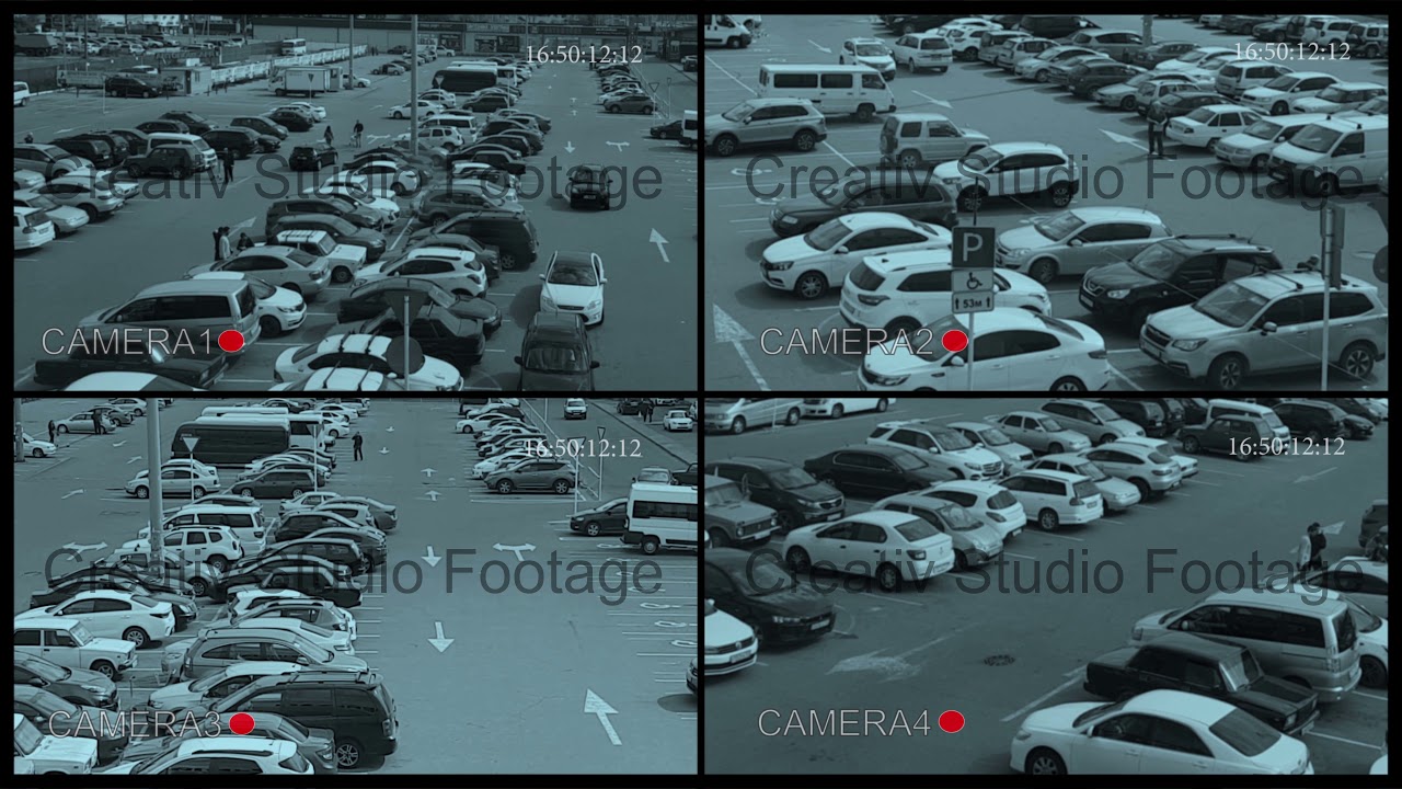 Surveillance Cameras in a Large Parking Lot