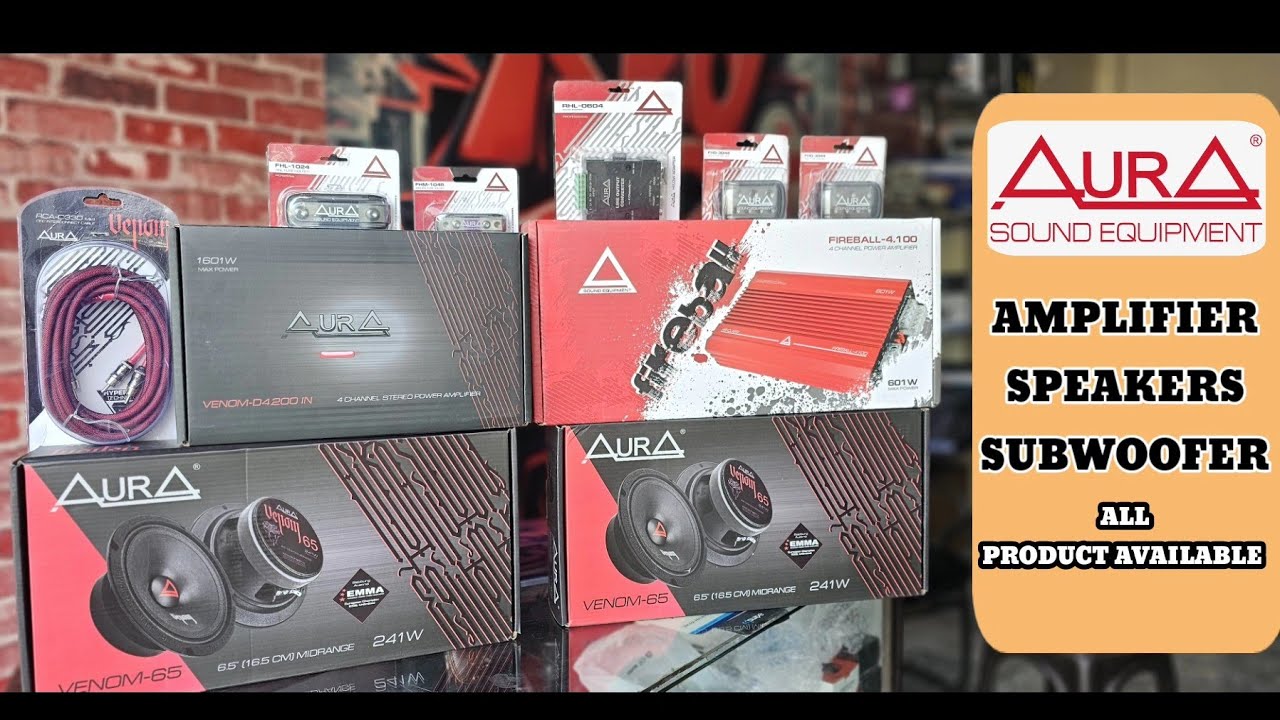 AURA Amplifier,  All products AVAILABLE 