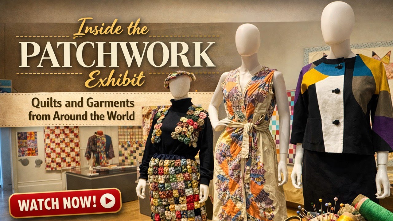 Is This a Designer Dress or Patchwork Art? Quilt Museum Surprise | Lincoln Nebraska | 4K UHD