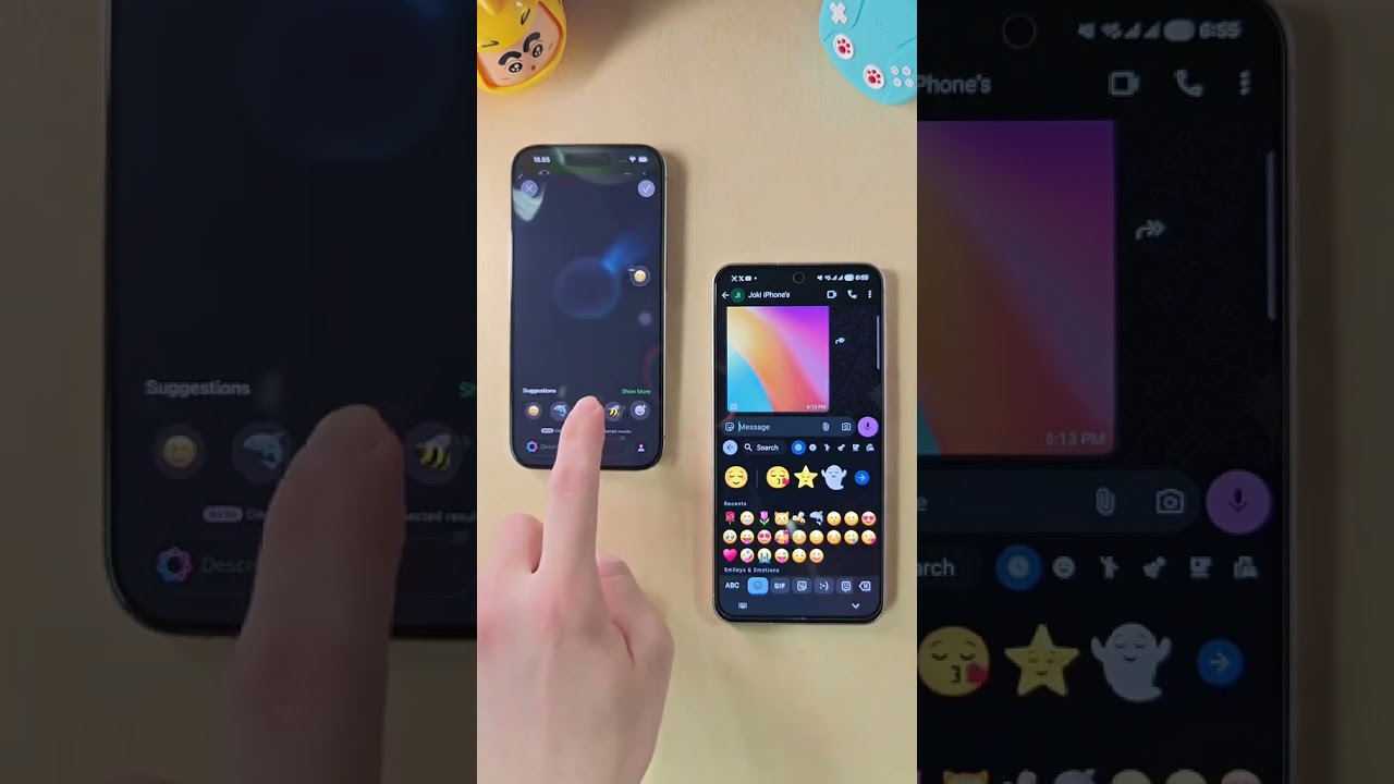 iOS 26 Genmoji Mix против Android Emoji Kitchen 🤪
