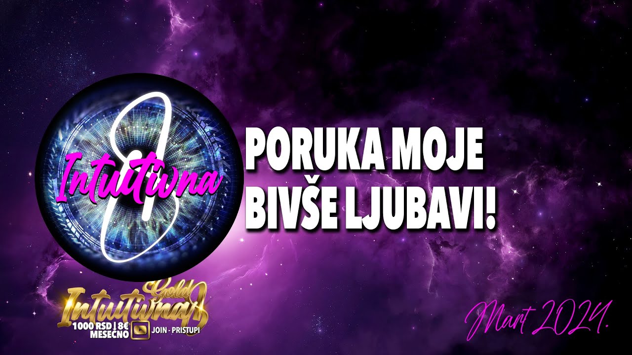 ✉️PORUKA MOJE BIVŠE LJUBAVI!✉️ Tarot citanje 🔮 Grupno otvaranje @Intuitivna8