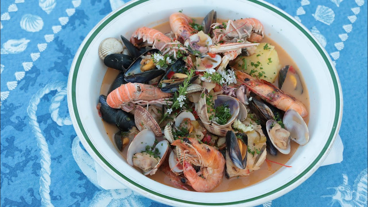 Recette de la marmite de la mer comme une zarzuela