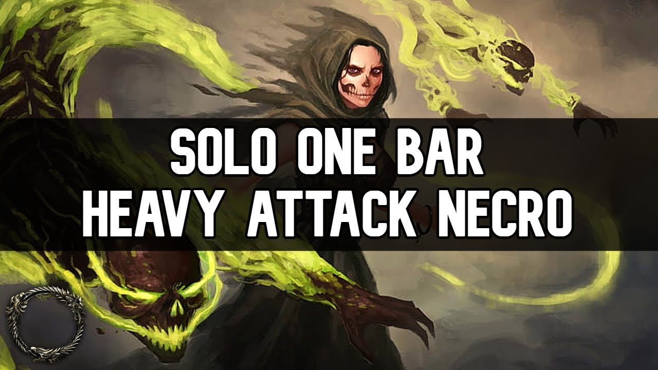 ESO - Solo Heavy Attack Necromancer Build Guide! | Update 48