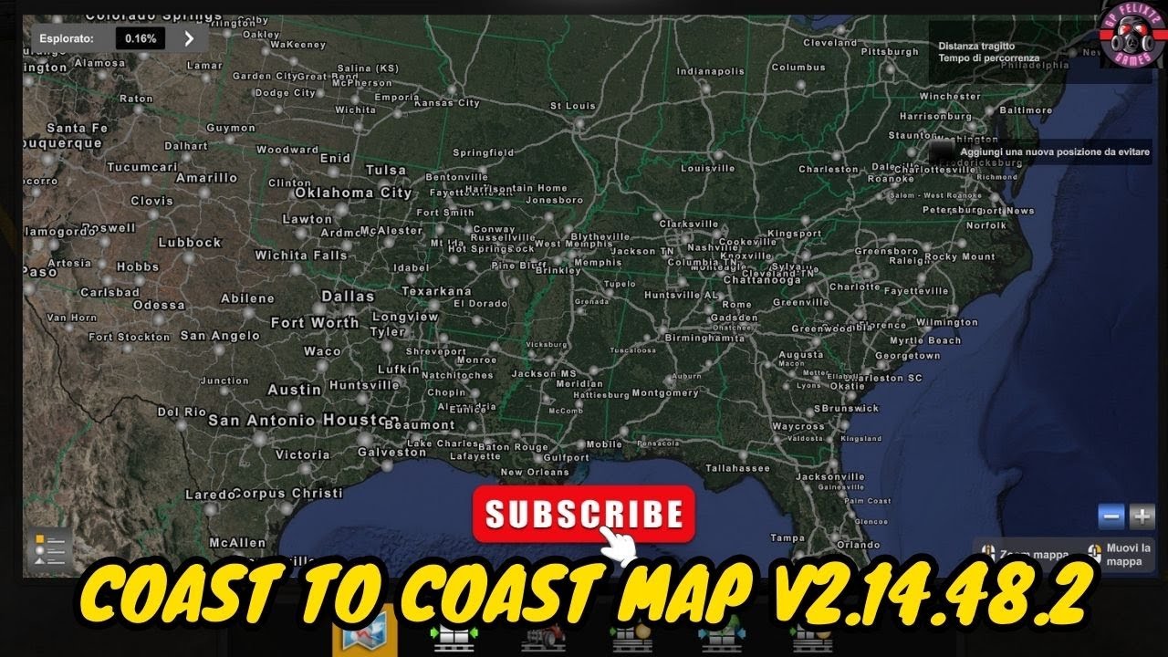 The Ultimate American Truck Sim Update: Coast to Coast Map V2.14