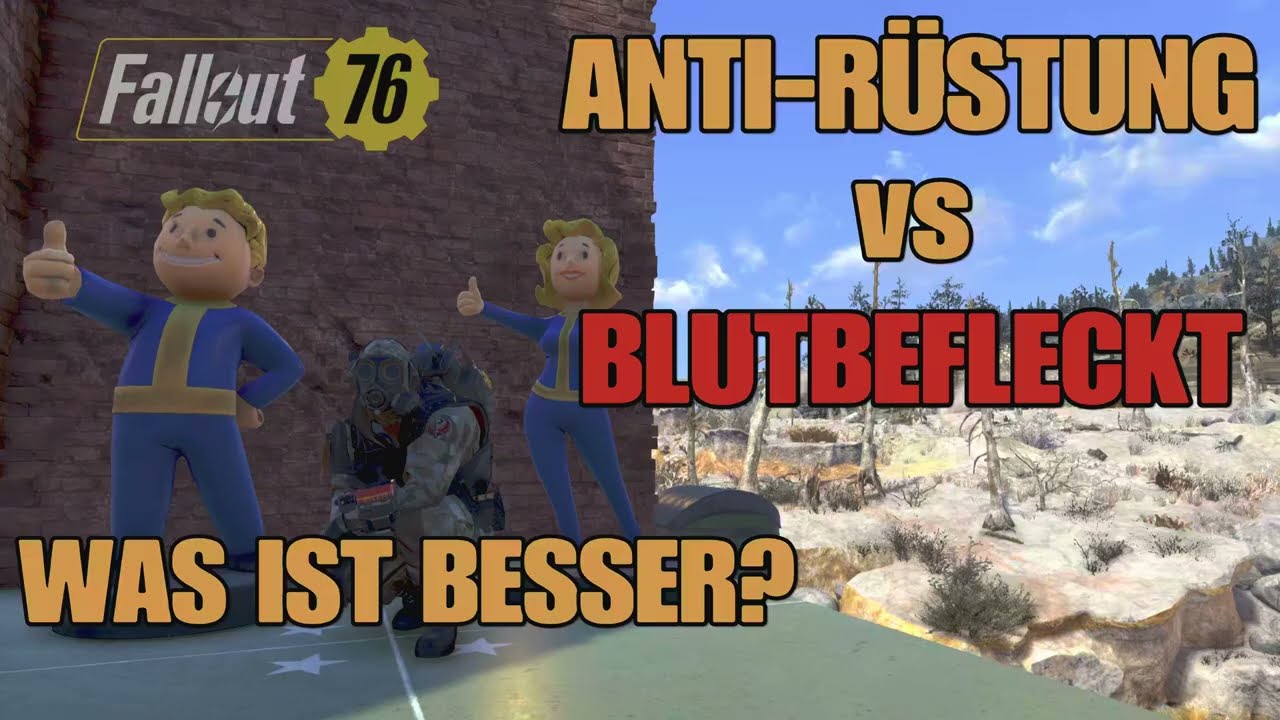 Fallout 76 - ANTIRÜSTUNG vs BLUTBEFLECKT