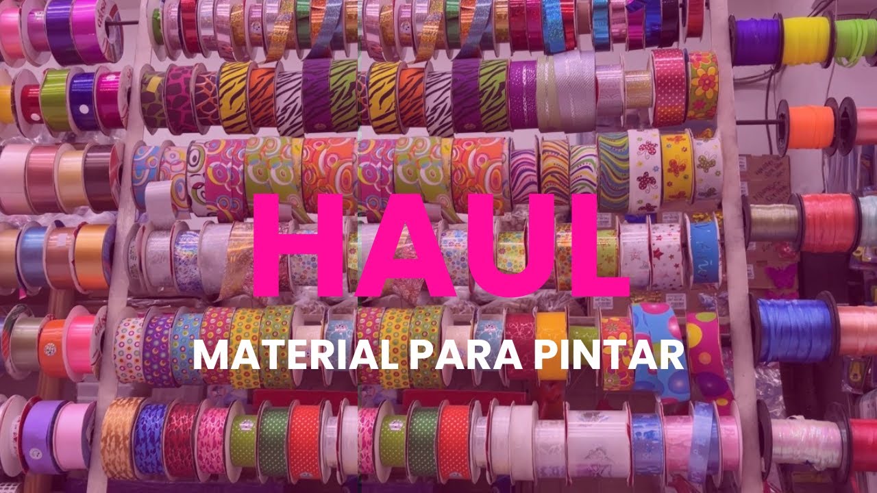 HAUL de lo que compré para mis clases de pintura