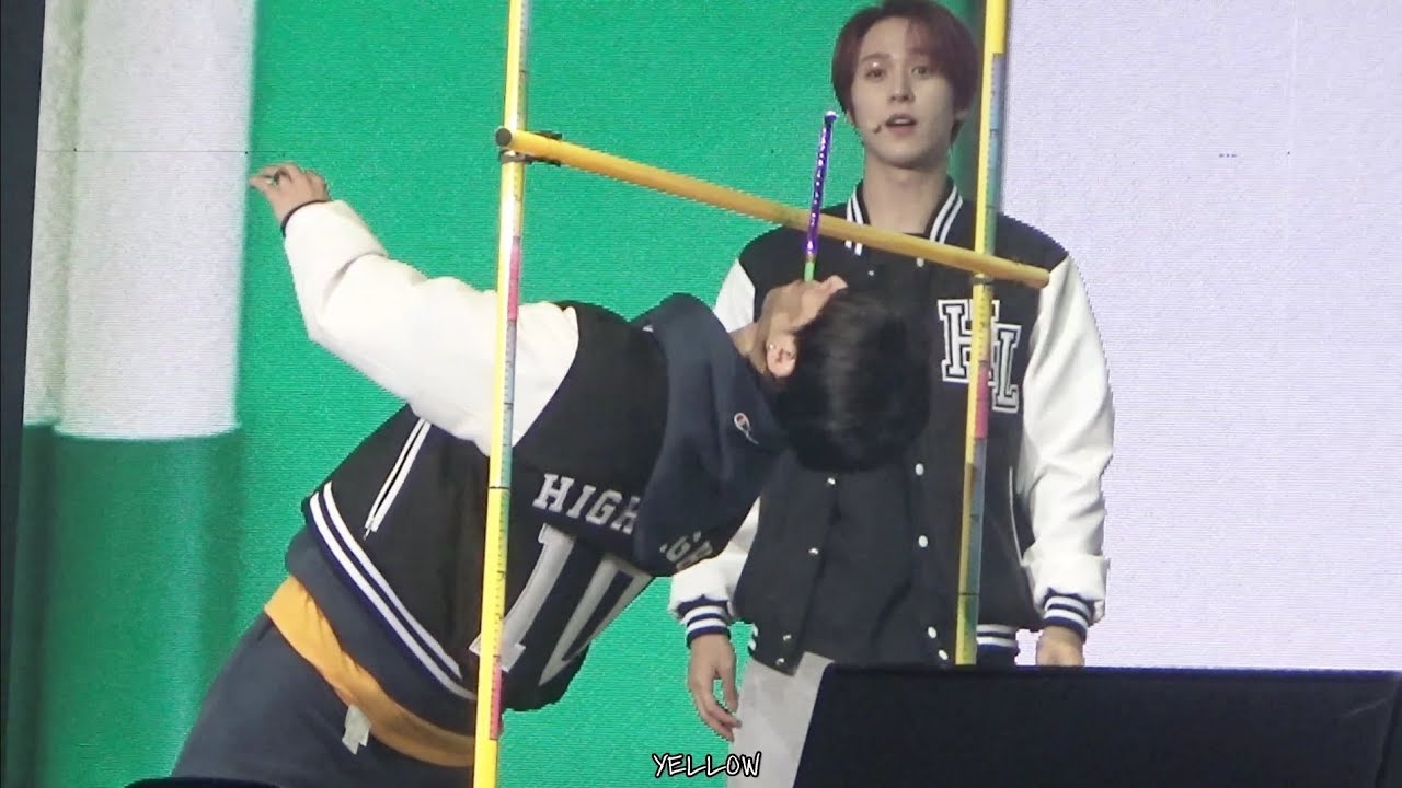 221015 하이라이트 운동회 핸디캡 림보 (윤두준, 양요섭, 이기광, 손동운)