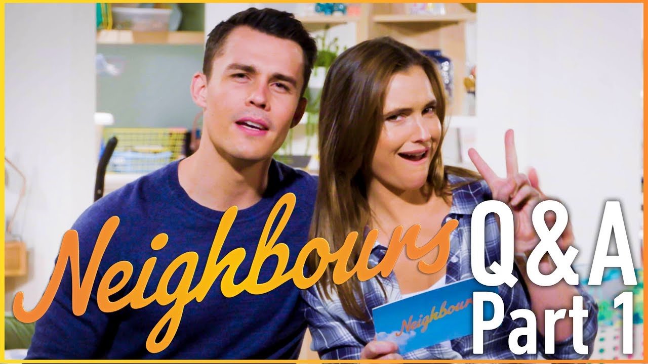 Neighbours Q&A - Andrew Morley (Jack Callahan) & Zoe Cramond (Amy Williams) - Part 1